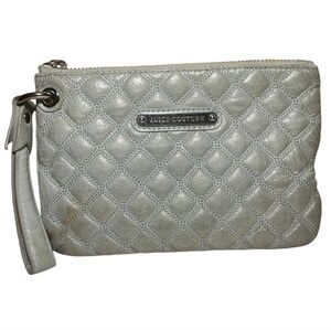 Juicy Couture Sliver Quilted Wristlet
